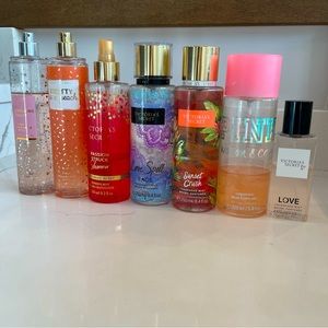 Bath and Body Works and Victoria Secret splash bundle